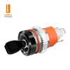 Nessun LED/2 posizioni/Alluminio anodizzato nero