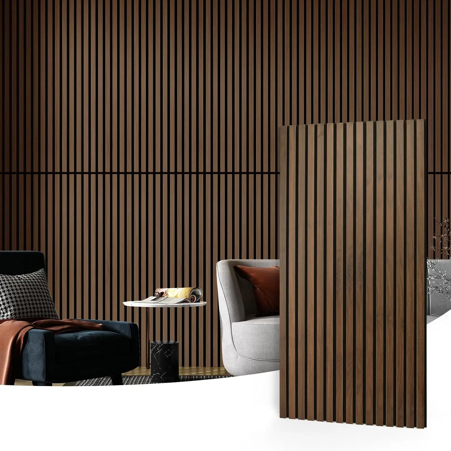 Modern Hotel & Studio Interior Decorative Wooden Sound Absorption Panels with High Noise Reduction and Eco-friendly Design