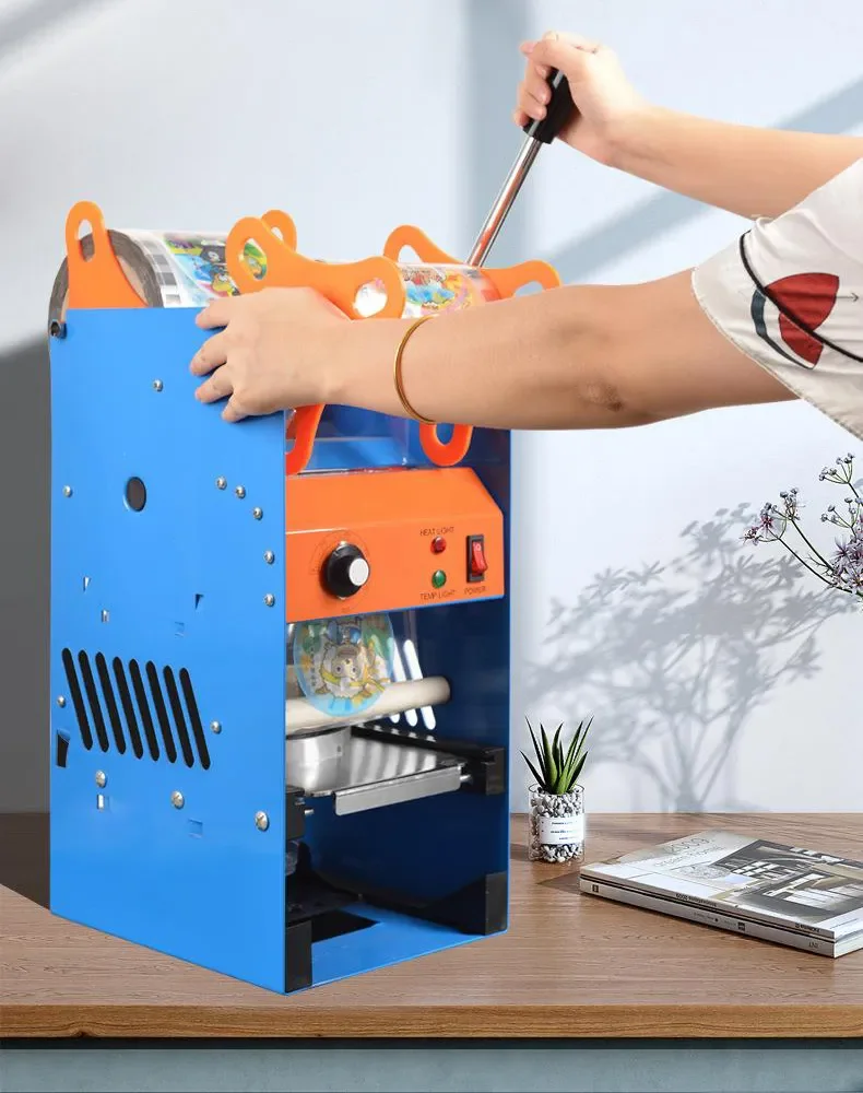 Хорошее качество ручная машина для запечатывания стаканчиков йогурта boba пластиковая чашка