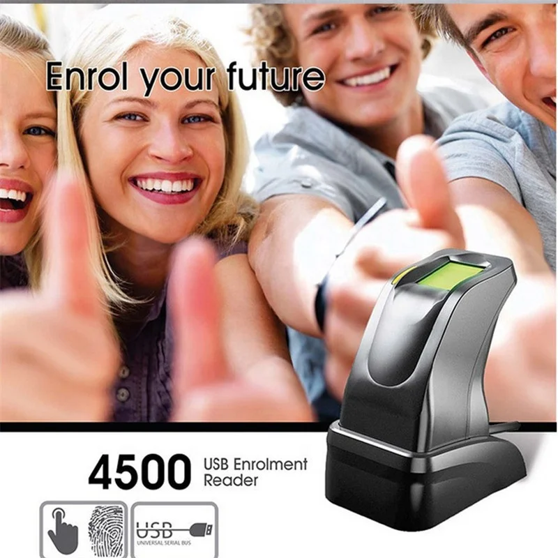 Free SDK Zkt Teco ZK4500 Biometric Plug and Play Fingerprint USB Scanner Sensor Desktop Reader