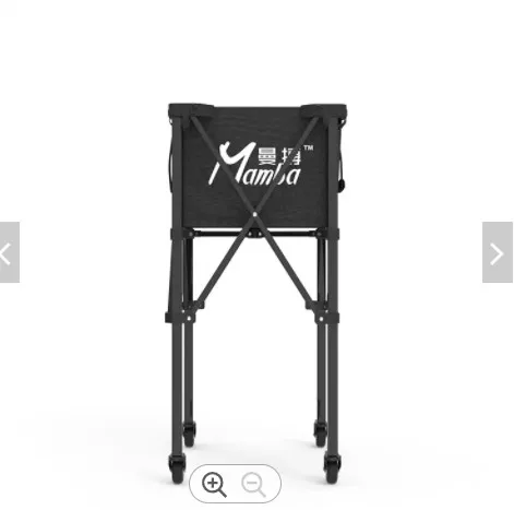 Aluminum Alloy Canvas ABS Portable Ball Cart and Tennis Ball Cart for Training Ball Cart Tennis