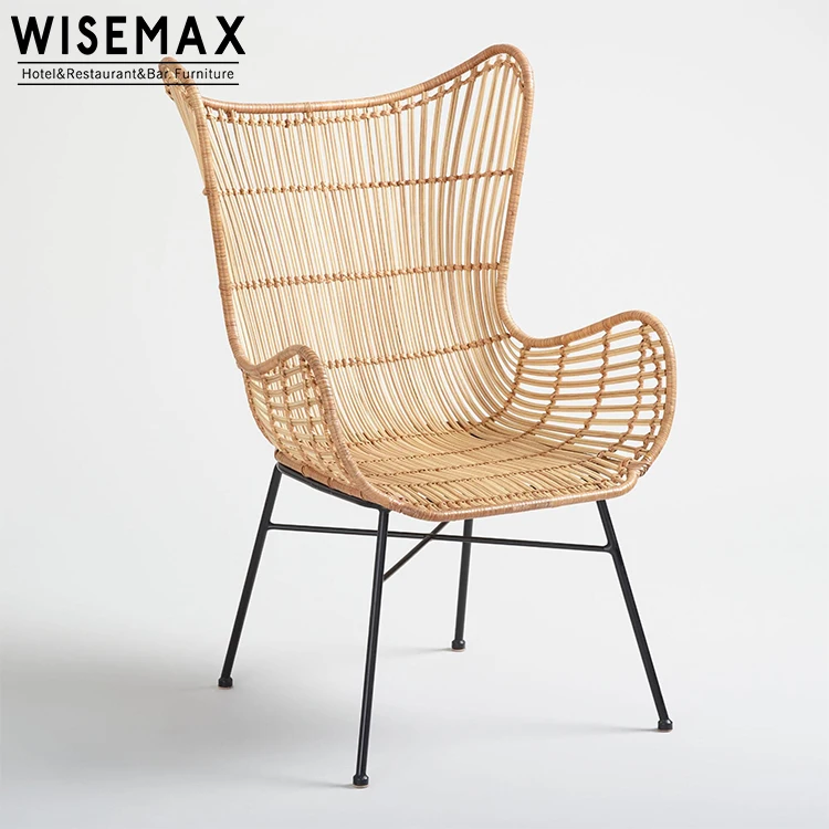 wire wicker chair