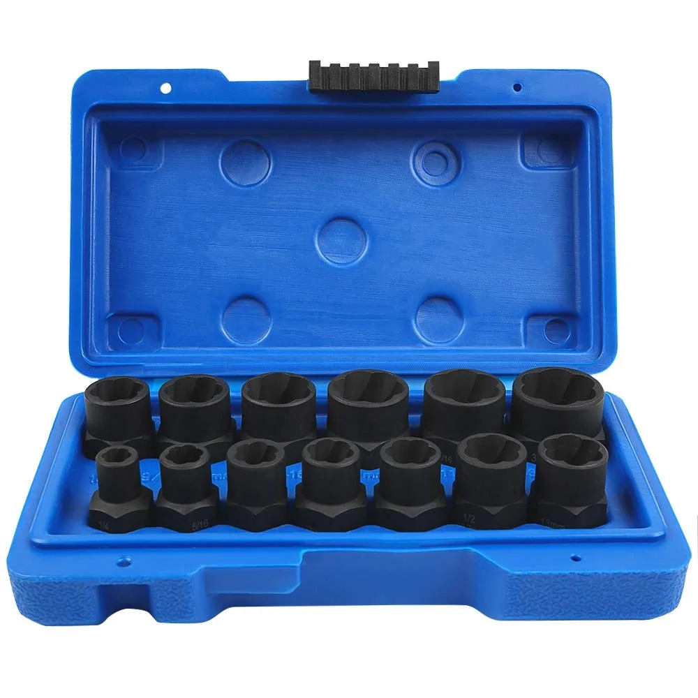 Qln055 13 Pcs Bolt Extractor Socket Set Bolt Remover Tool Set Buy