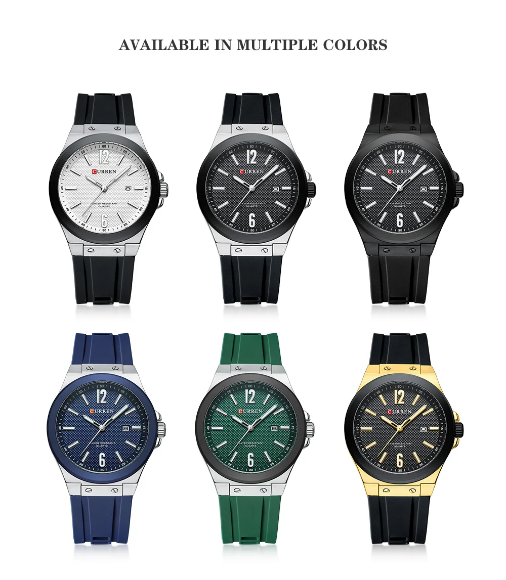 Curren Watch for Men 8467 Waterproof Sport Quartz Watches Top Gift New Digital Mens Wristwatch Clock Reloj Relojes Hombre