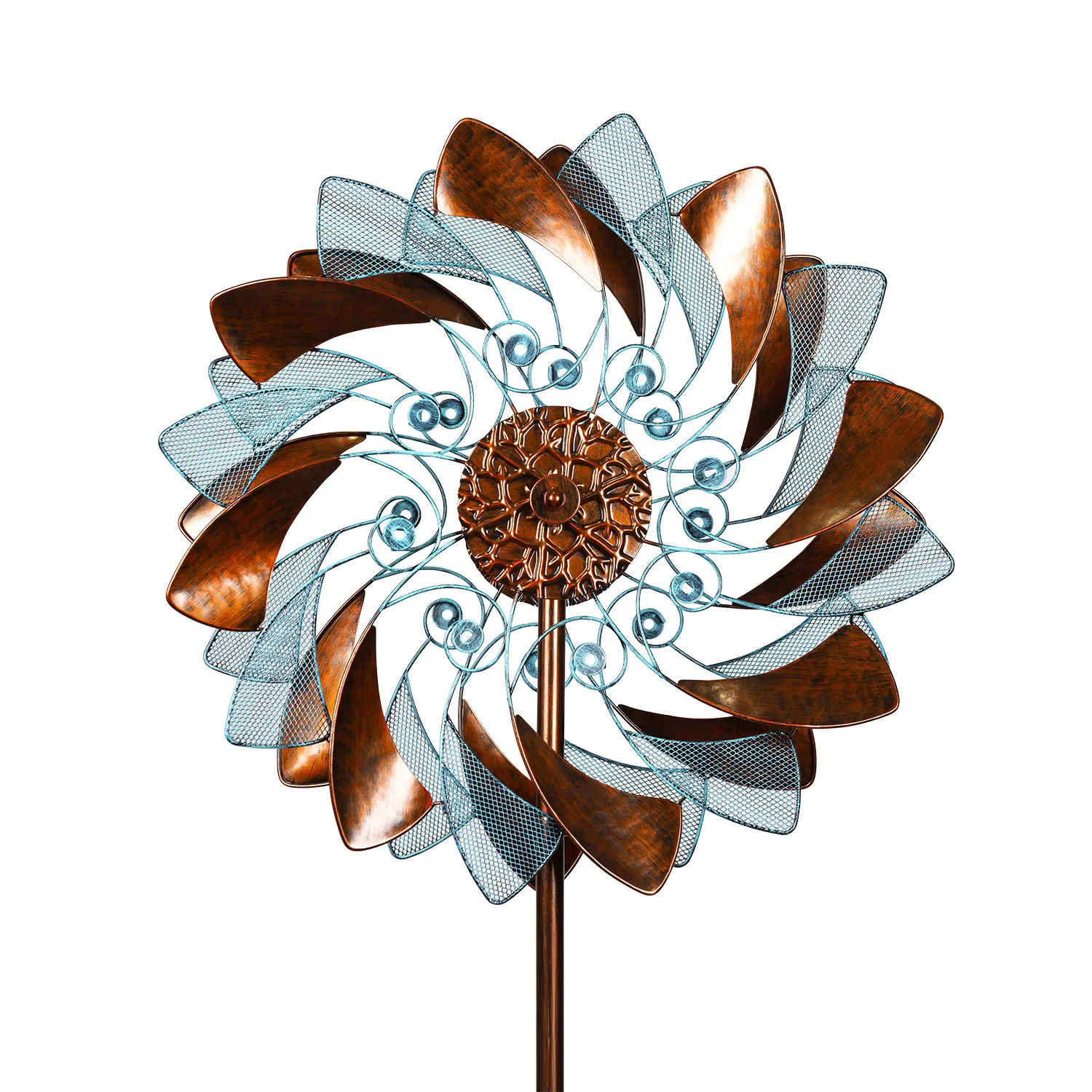 Blue Daisy Color Kinetic Windmill