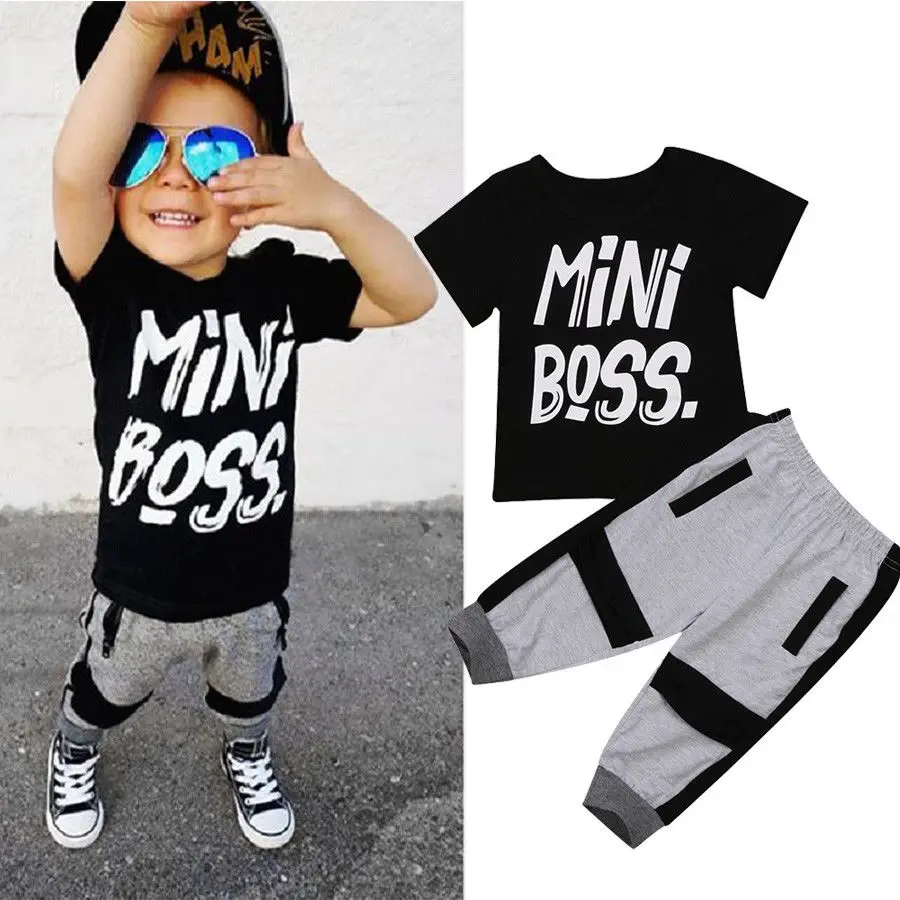 Conyson Wholesale Two Pieces Summer Kids Toddler Baby Boys Clothes Set  Children Little Boys Letter T-shirt Tops Pants Outfit Set - Buy Toddler  Baby Boys Clothes Set,Boys Letter T-shirt Tops Pants Outfit