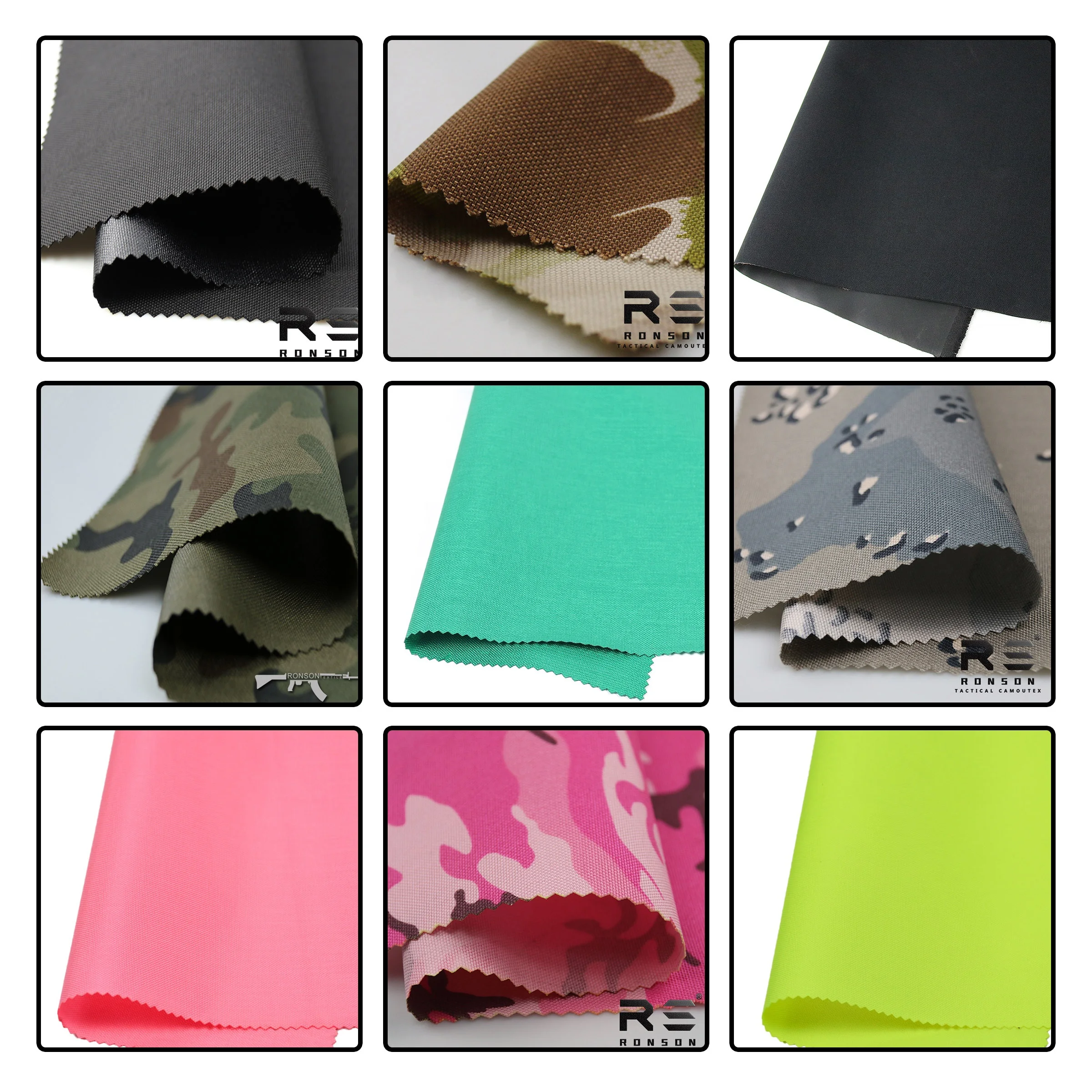 Tactical Camo Bag 1000D 1050D Nylon Waterproof Cordura 100% Nylon Cordura Denim Woven Waterproof Textile PU Coated for Toys