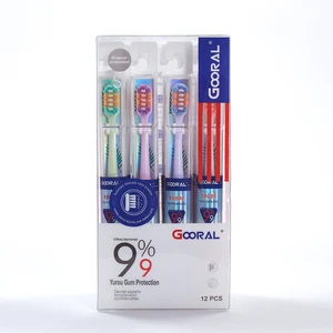 Wholesale Nylon Bristle Custom Logo OEM Plastic Adult Toothbrush Biodegradable and Disposable from Chinese Factory