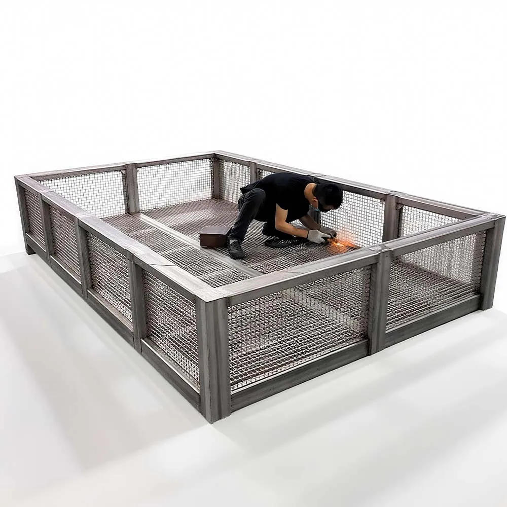 OEM Custom Stainless Steel Aluminum Laser Cutting Bending Stamping Large Sheet Metal Enclosure Frame Welding Fabrication Service