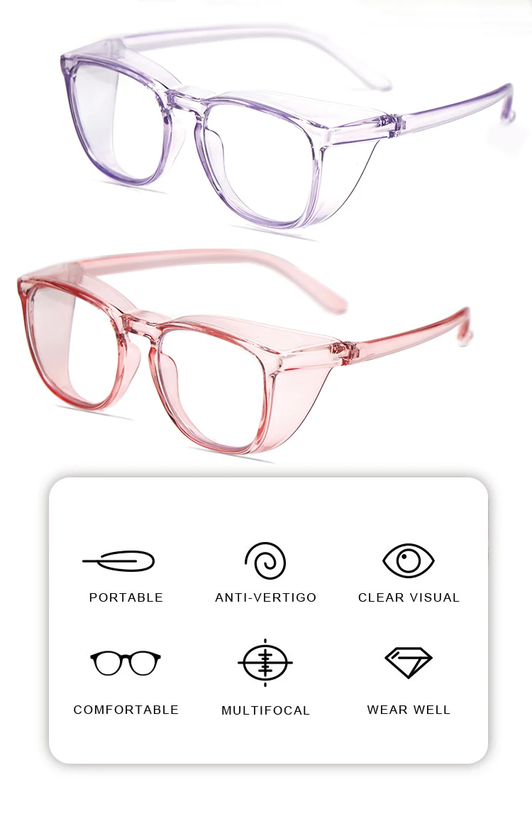 Gafas De Seguridad Para Hombre Y Mujer,Lentes De Protección Para Los  Ojos,Antiniebla,Antipolen,Luz Azul,Con Protección Lateral Protectora - Buy  Transparente Color Caramelo Lado Escudo Anit Niebla Anti Polen Anti Polvo  Anti Saliva Anti-luz