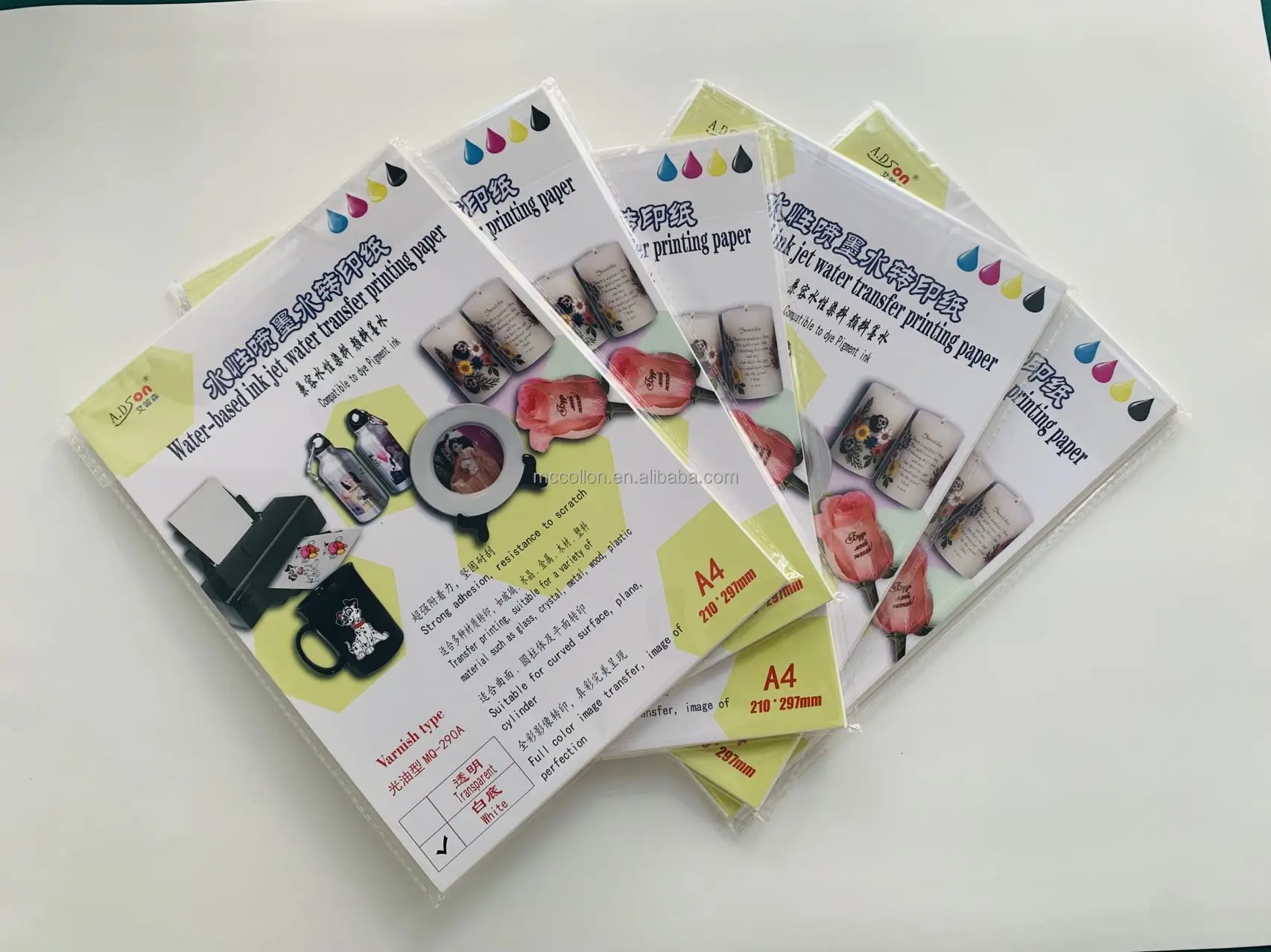 Waterslide Decal Paper Clear 20 Sheets Personalized Water Slide