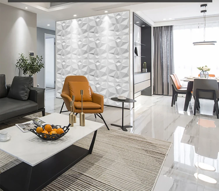 Interior Outdoor 3d Pvc Wall Paper Waterproof Bathroom Wall Papers