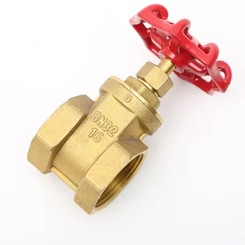 High Quality Wholesale Brass Manual Gate Valve Rotary Engineering Customizable Household Water Pipe DN15-DN50