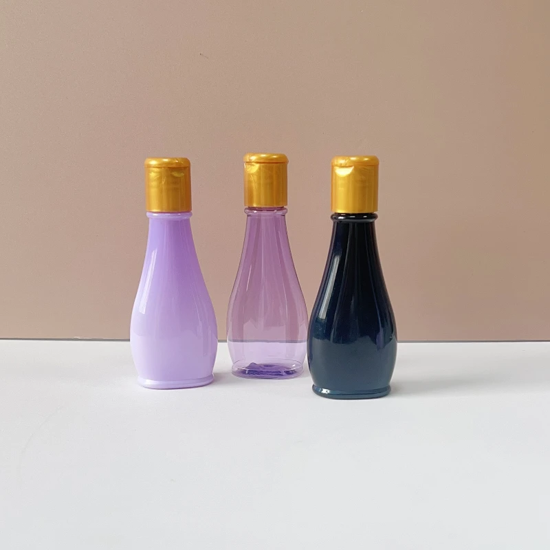 Custom Color Screen PET Plastic 60ml 250ml 500ml 750ml Shampoo Emulsion Packaging Bottle