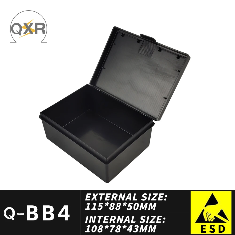 ESD Small Clamshell Box  Smd Components Storage Box for Pcb Resister  Multiple Sizes Protectable Module
