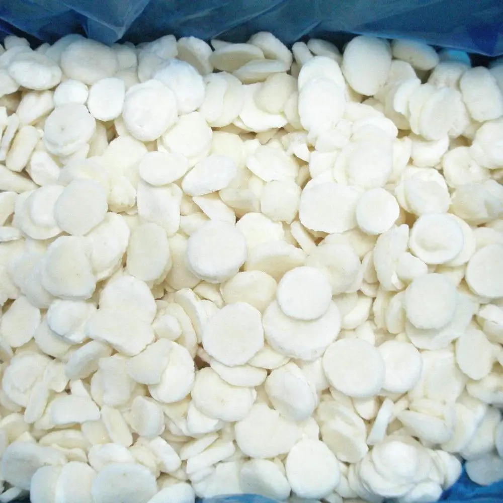 Nagykereskedelmi IQF fagyasztott vízgesztenye szeletek IQF vízgesztenye szupermarketeknek