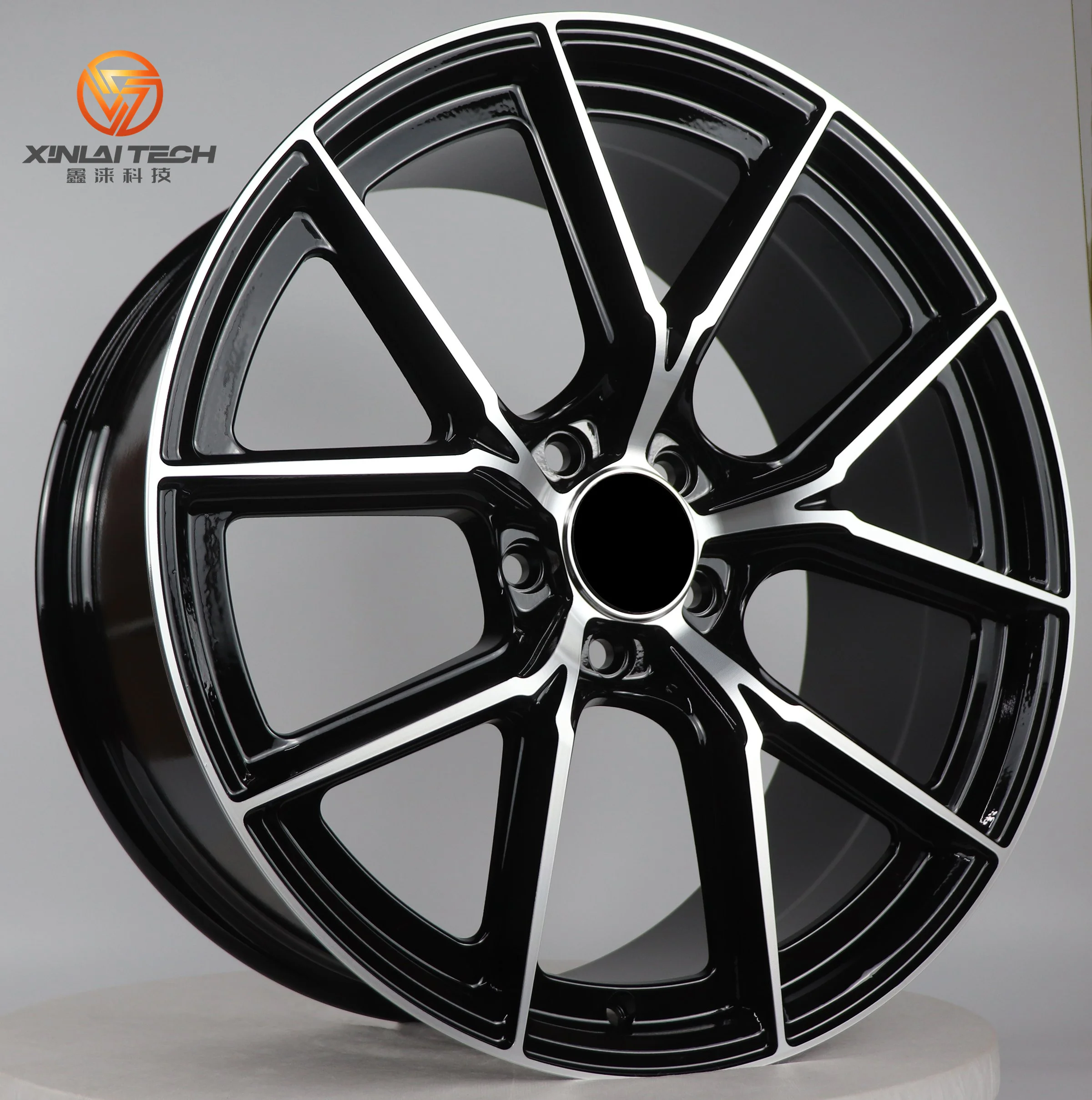 XINLAI Customizable 20X8.5 5X112 Flow Forming Casting Wheels Matte Black Multi Spoke Factory Direct New for Benz - Image 5