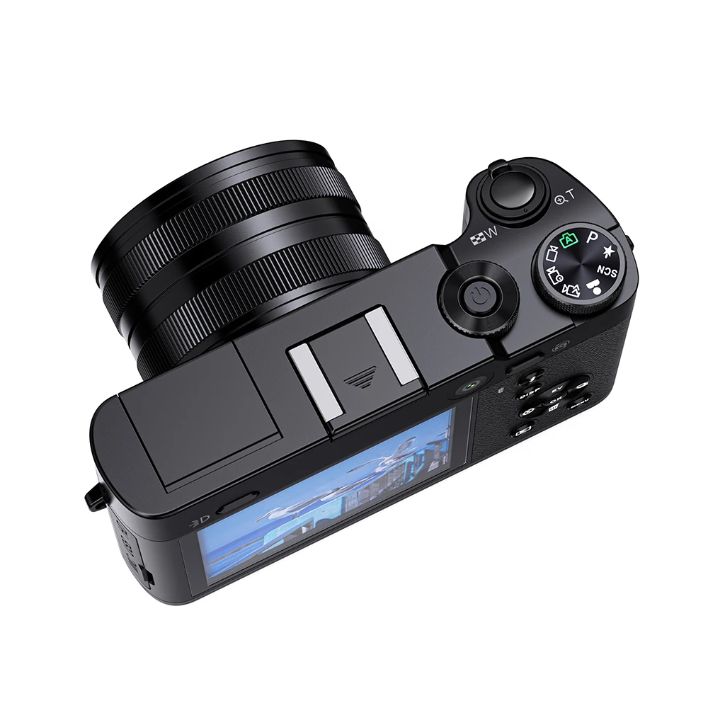 Оптовая продажа цифровых камер беззеркальная камера (черный) 5K (5120*2880) Видео 64mp изображение для фотографии и видео