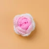 Gradiente de polvo brillante-Rosa cabeza de la flor (con titular de la flor)