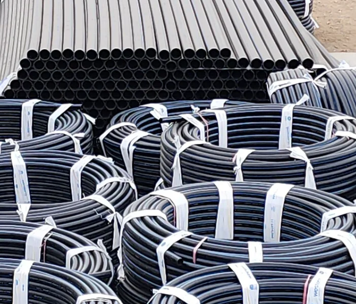 HDPE 1.5 Inch Black Plastic Water Pipe Roll 100m 200m and 300m HDPE Roll Pipe for Water Supply