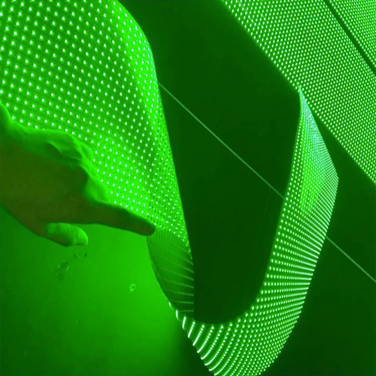 Transparent Led Screen Display Store Glass Adhesive Wall Indoor Transparent Flexible Film Led Screen