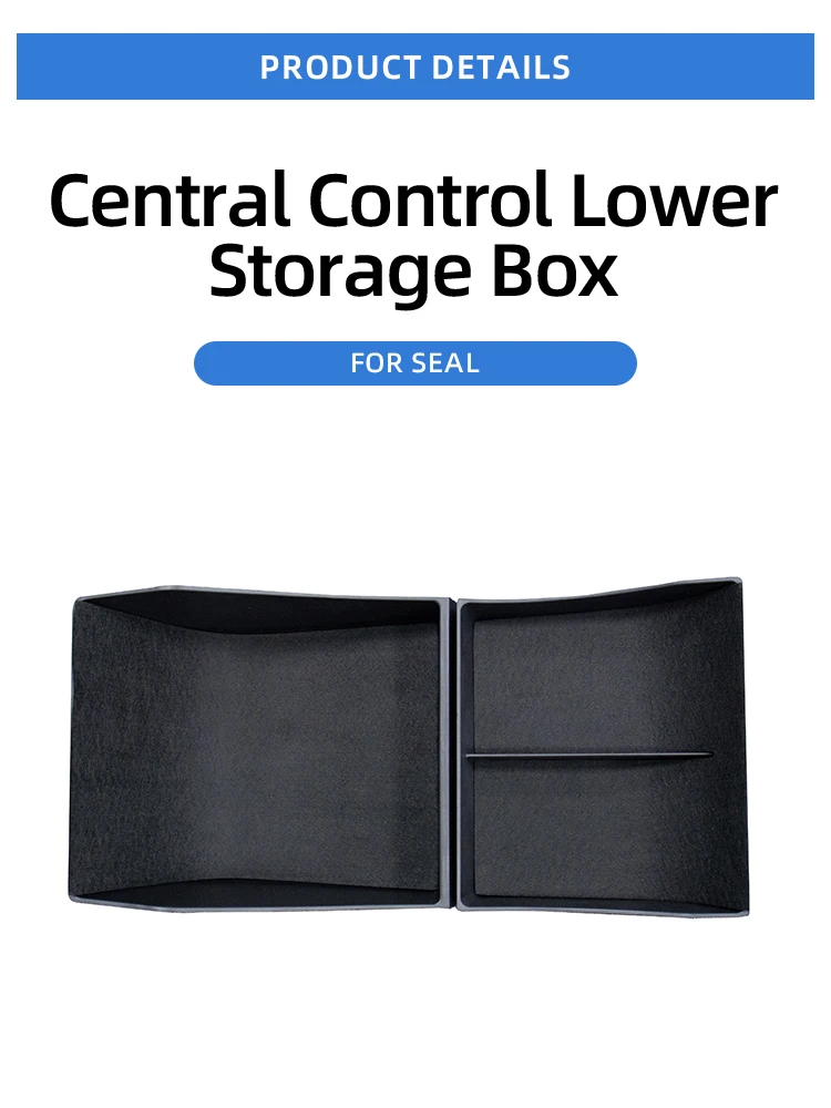 ABS Material Central Control Lower Storage Box Car Center Console Organizer For BYD Seal Accessory details