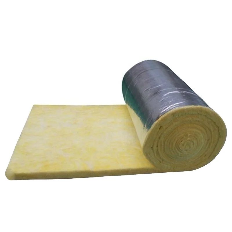 Fiberglass Insulation Blanket Glass Wool Roll with Aluminum Foil