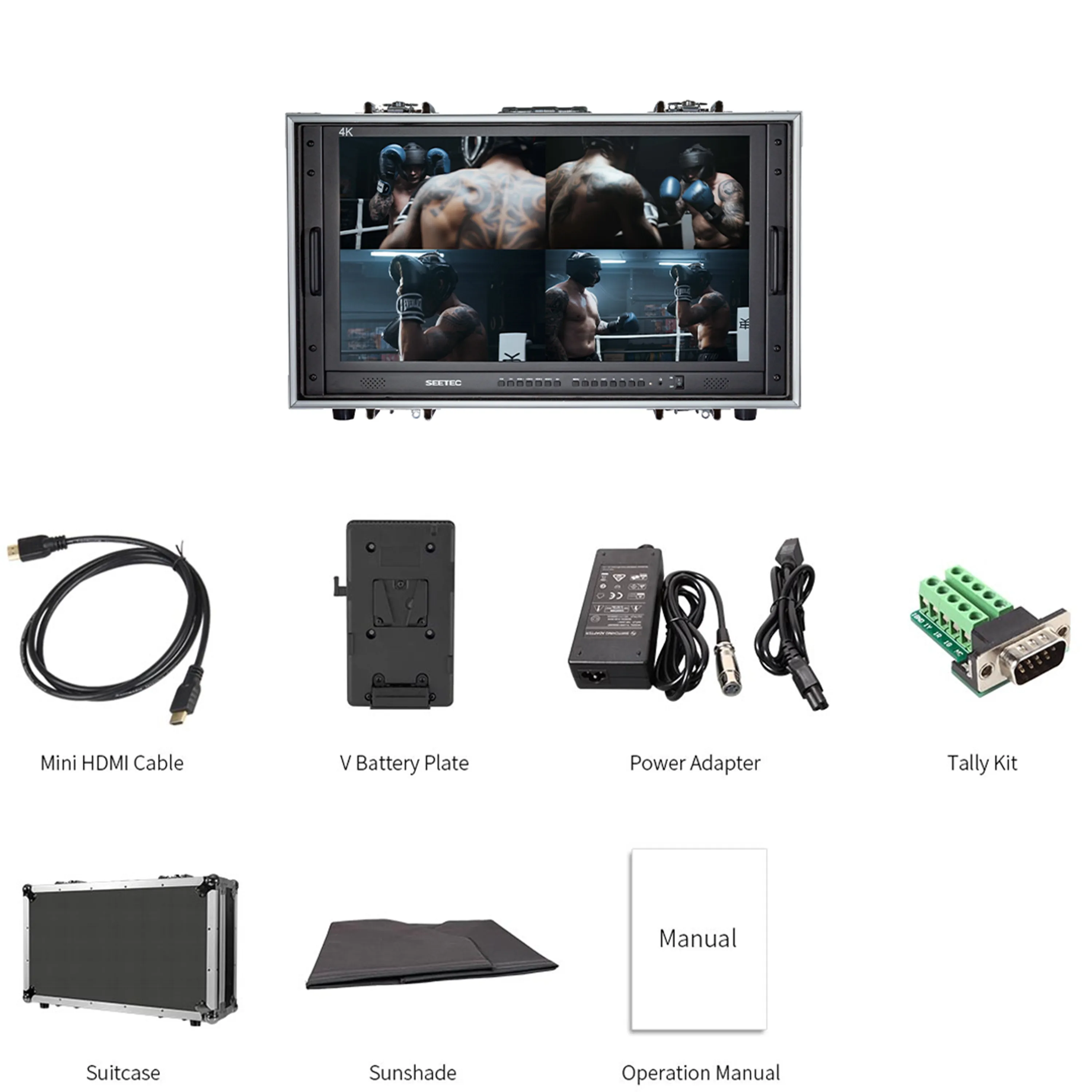 SEETEC 28 Inch Broadcast Director Monitor - 4K Studio Quality