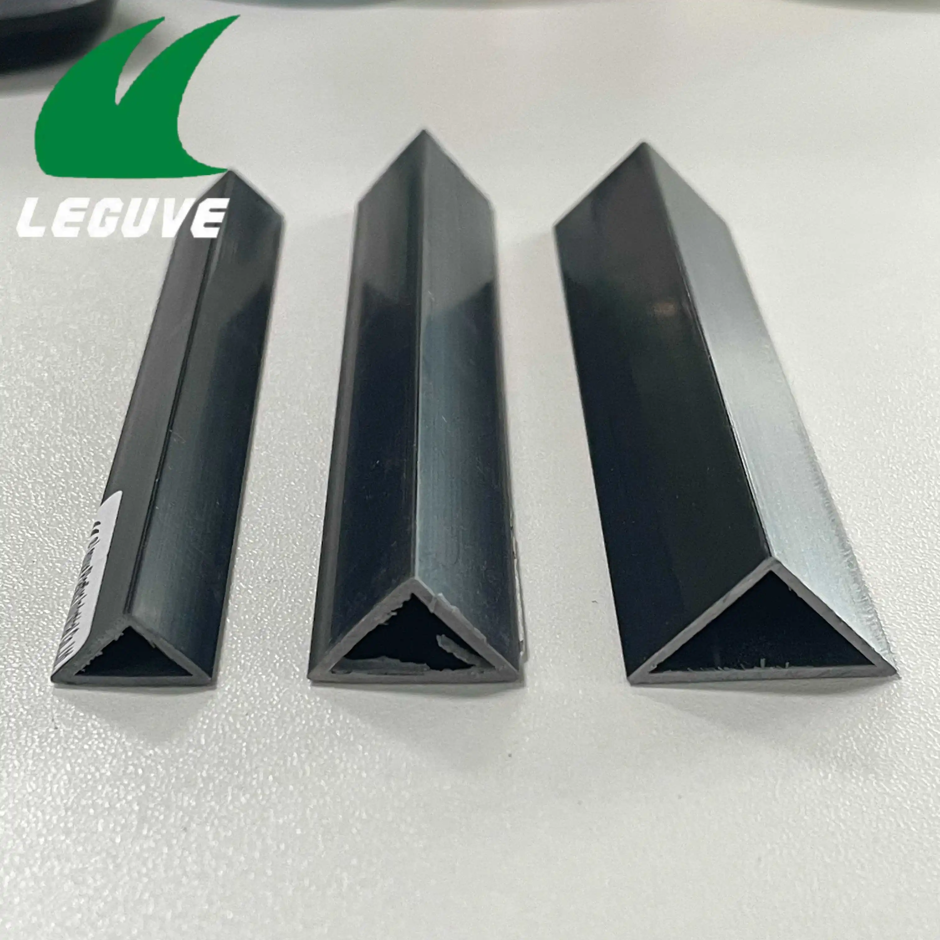 Leguwe Length Customization PVC Triangle Tube Corner Protection Strip Plastic Profiles Product