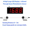 4-Digit 4" Large Display + Infrared Through-beam Sensor