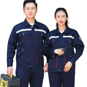 Anti-static Acidproof Work Clothes Reflective Safety Workwear Labor Worker Uniform Coverall Anti Acid