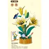 68082-3d wooden puzzle-flower series