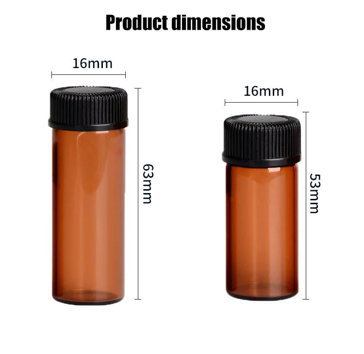 Travel 2ml 3ml 5ml Perfume Mini Glass Vials