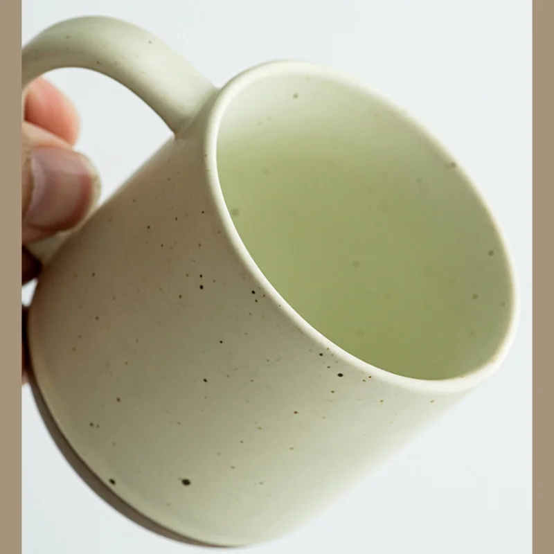 product fenn wholesale vintage style matte beige clay cups ceramic mug custom stoneware mug speckled seasome ceramic coffee gift mug-56