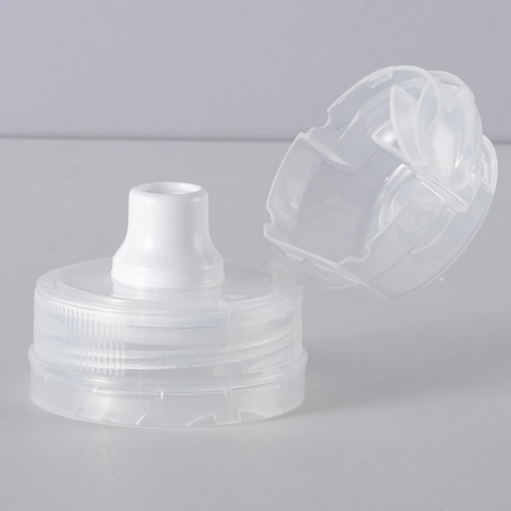 Factory Price 28mm 410 Sport Push Pull Cap Plastic Sport Water Bottle