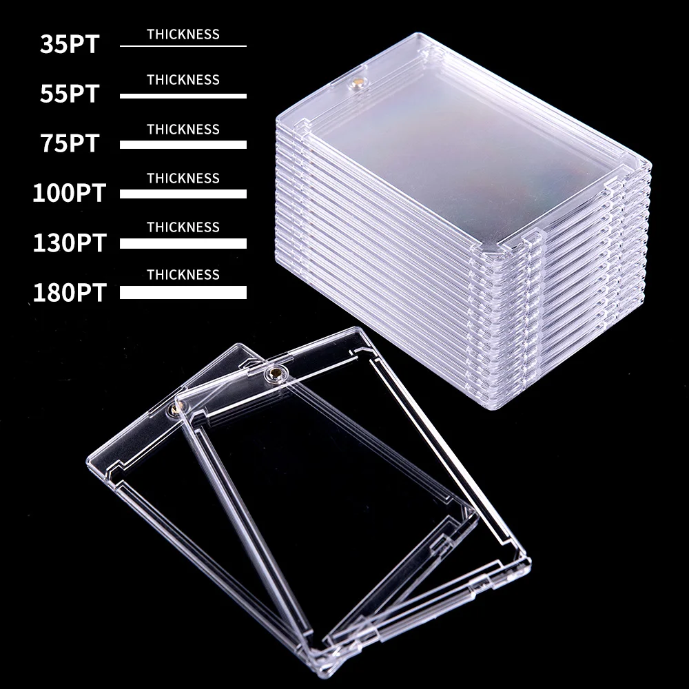 One Touch Card Holder - Clear Magnetic Game Card Case