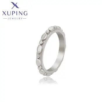 16302 XUPING Jewelry Promotion Simple Style Stoneless Fashion Jewelry Stainless Steel Rings Wholesale Women Finger Rings