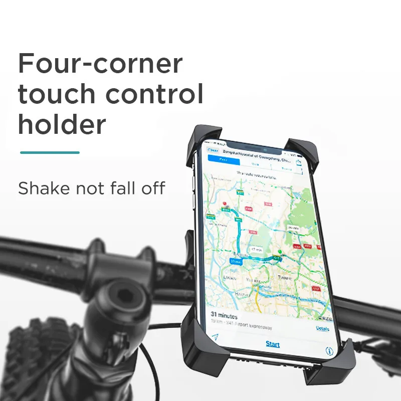 Оптовая продажа, новинка 2021, лидер продаж, высокое качество, индивидуальный логотип, подставка для мобильного телефона, велосипедные аксессуары, держатель для телефона, велосипед