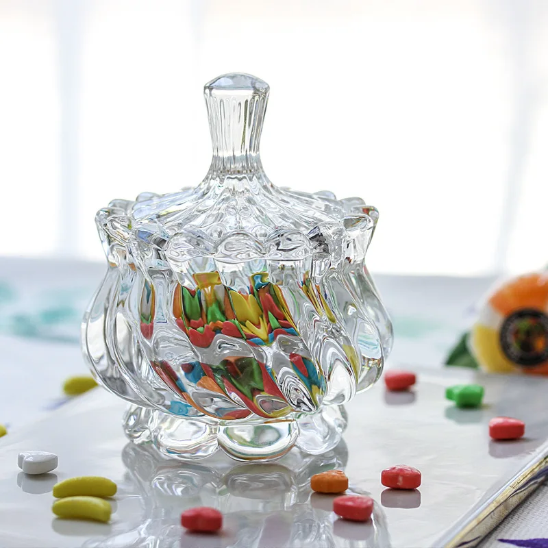 Benutzer definierte Hot Sell Kristall klares Glas Zucker glas mit Deckel und neu gestaltete Glas muttern Kanister| Alibaba.com