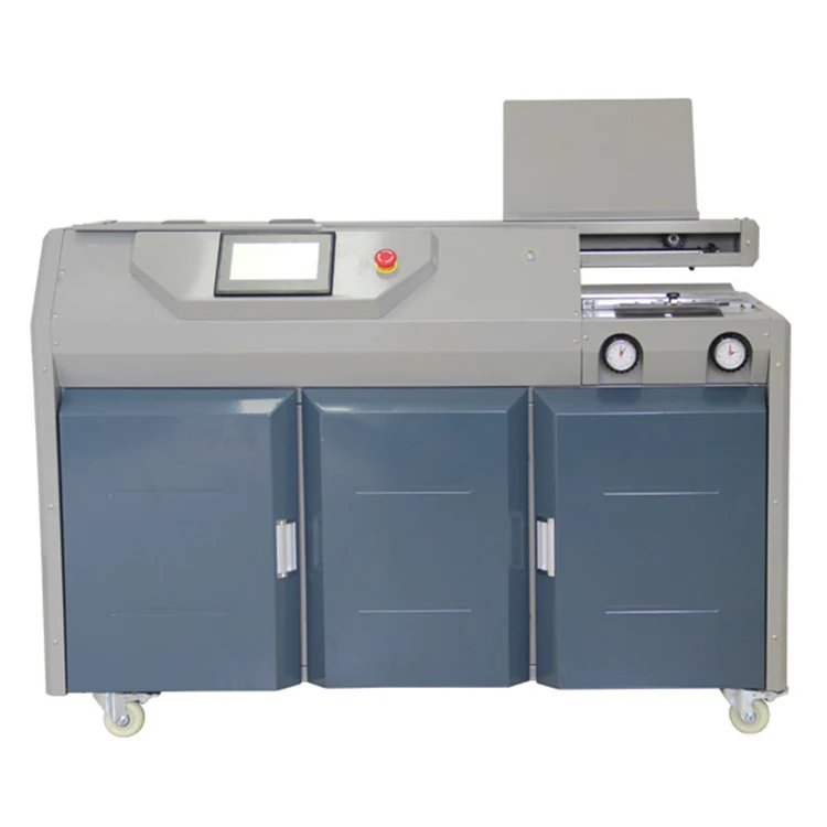 G60 Automatic Frequency Conversion Paper Glue Binder A4 A3 Size 320mm Notebook Hot Glue Book Binding Machine with Factory Supply