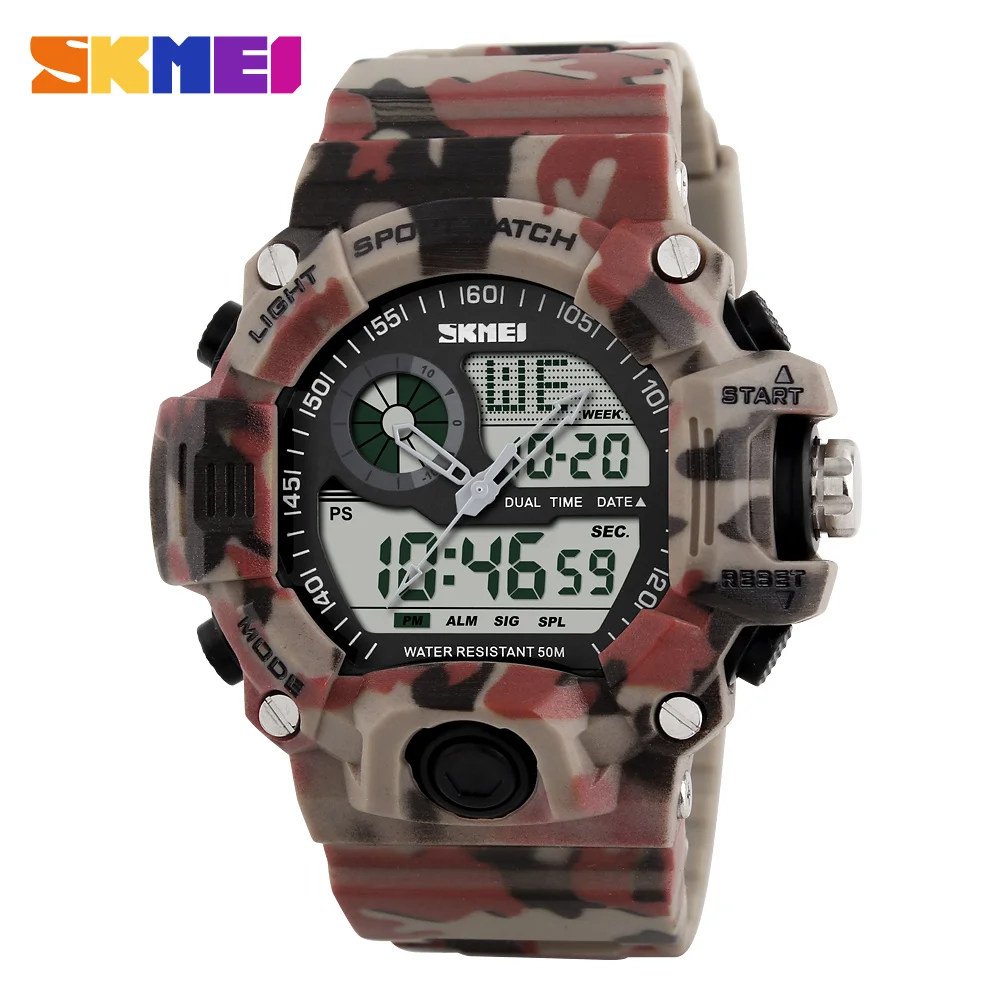 Skmei deals camo watch