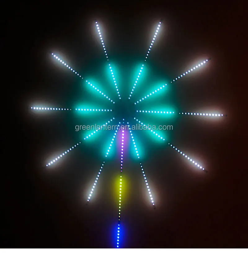 5V USB LED Strip Firework WS2812 Flexible Running Dream Color Smart Neon Light With Music Remote for Christmas Holiday Room