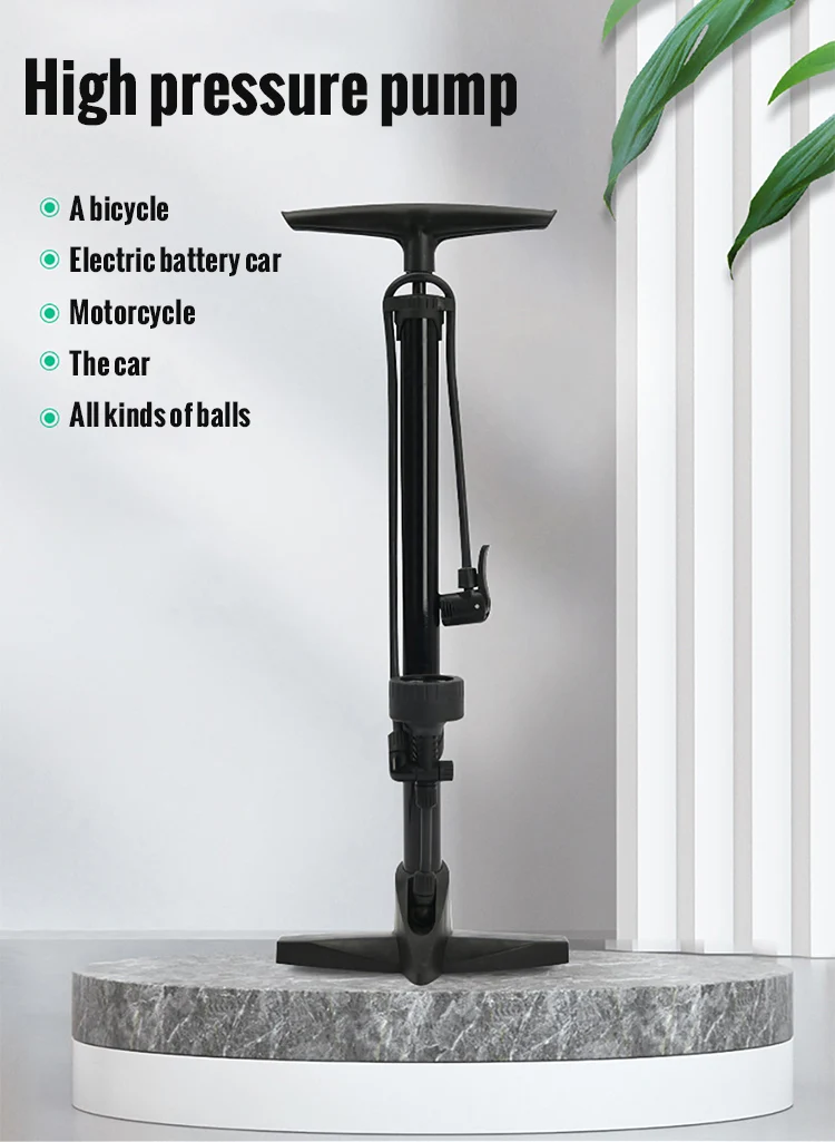 160 Psi Bicycle Floor Pump Mtb Presta Schrader Track Bike Pump Portable