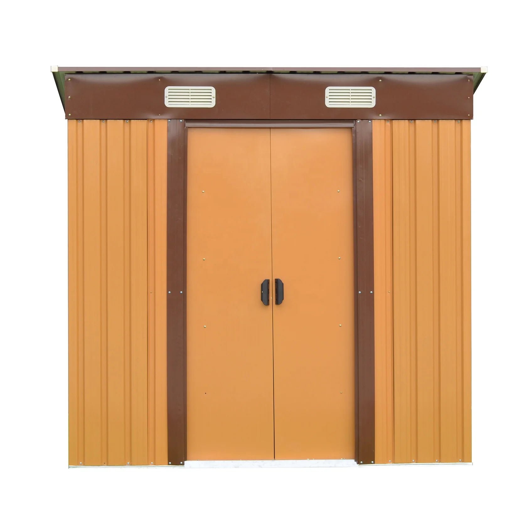 预制储物棚户外花园工具屋防水带底座