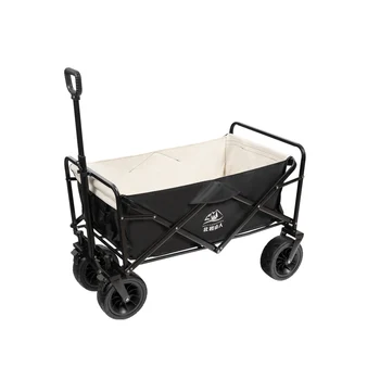 Multifunctional Folding Trolley high-capacity 250L outdoor camping cart 600D Oxford cloth wholesale