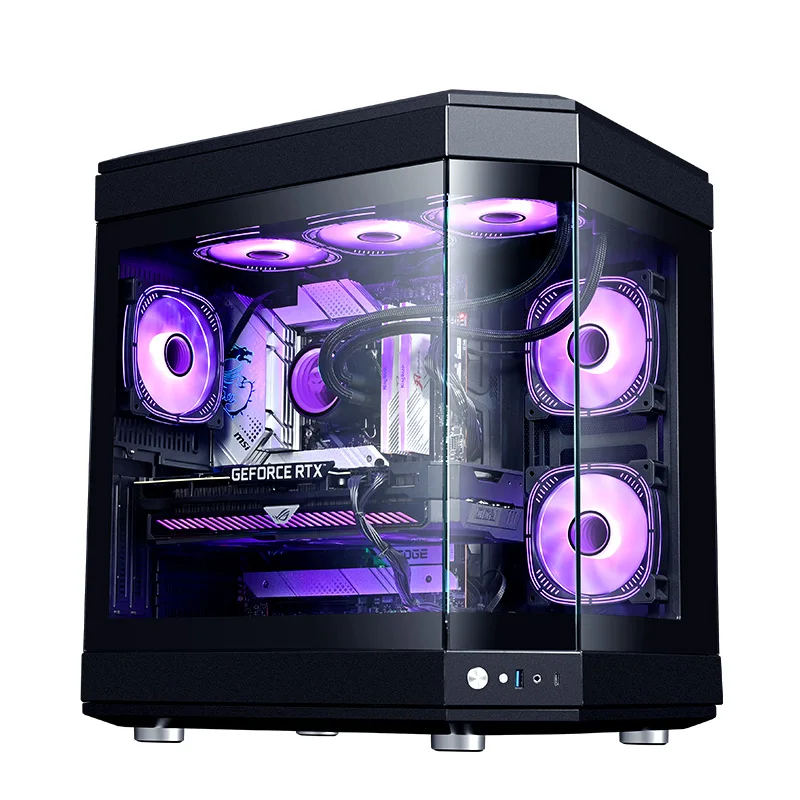 Computer Tower Side Panel Alibaba.com: OEM Dual Chamber ATX Case, Mid-Tower Design, High Airflow ...