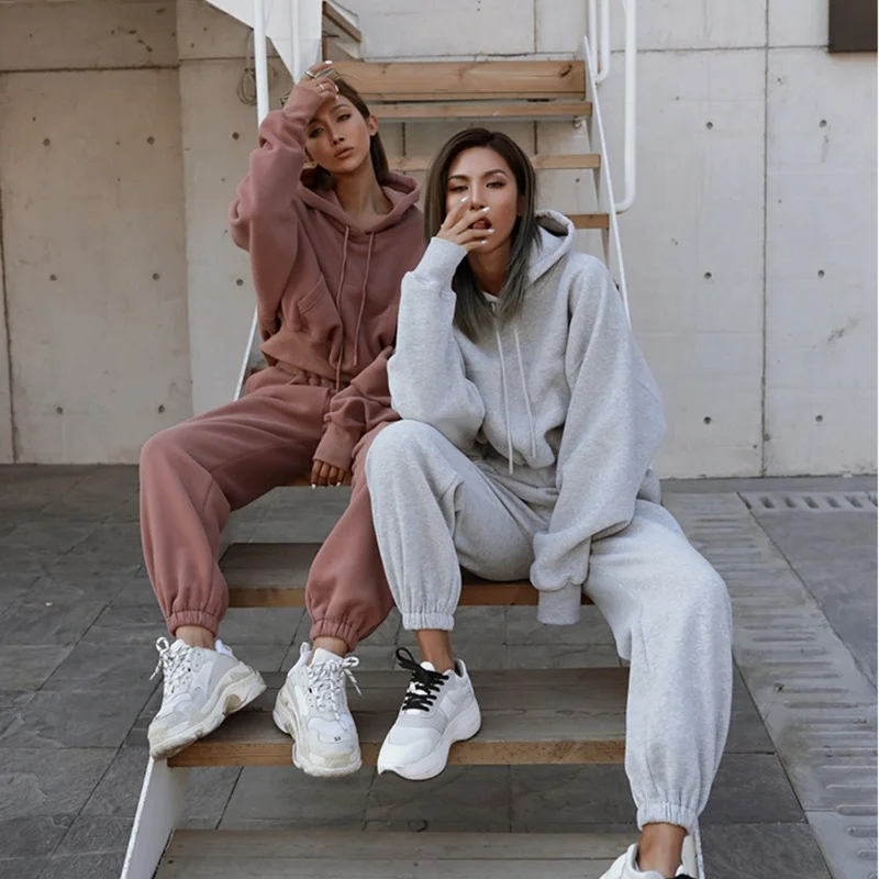 2023 Casual Sportswear Autumn Winter Women's Tracksuit Two Piece Set  Fashion Streetwear Pants Sets Women's 2 Piece Outfits - Buy Ladies Stylish  Pant Suit,Casual Two Pieces Sweatshirt Set,Two Pieces Sweatshirt Sets  Product