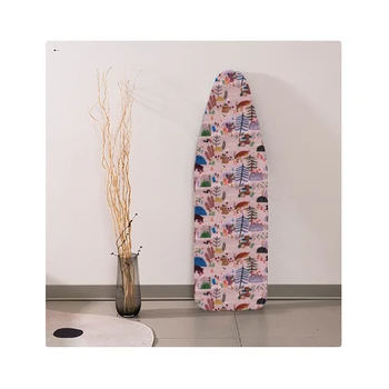 Heat Resistance Fabric for Ironing Boards Cover Back Coating Cotton Fabric and Felt 2 Layers Ironing Board Cover