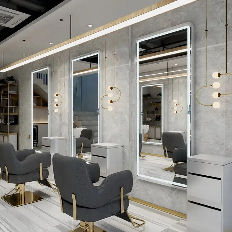 La Coiffeuse Gold Avec Miroir LED: Goûtez à Luxe Intemporel