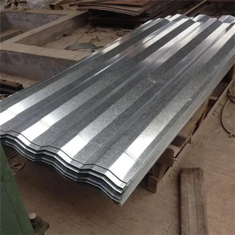 Used Zinc Coated Colored Metal Corrugated Galvanized Roofing Sheet Galvanized Steel Plate